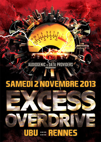 02/11/2013 EXCESS OVERDRIVE@Rennes w/ Radium, The Speed Freak… Fly-UBU-350-491